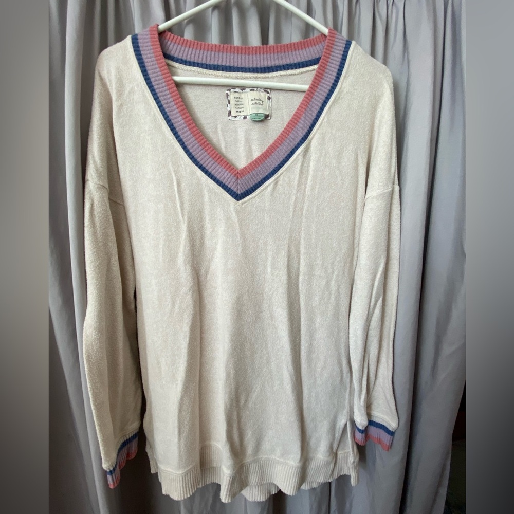Saturday Sunday by Anthropologie V-Neck Sweater